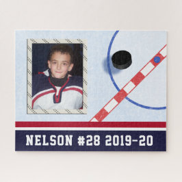 Foto für coole Eishockey-Spieler Puzzle
