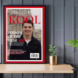 Foto für das Fake des coolen Abschlusses Poster