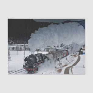 Foto für das Schneefräsen von Triebzügen Seidenpapier