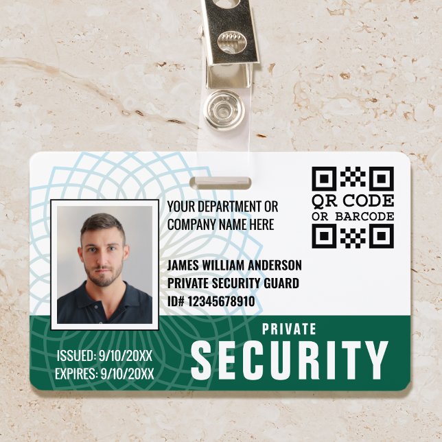 Foto für den benutzerdefinierten Private Security  Ausweis (Von Creator hochgeladen)