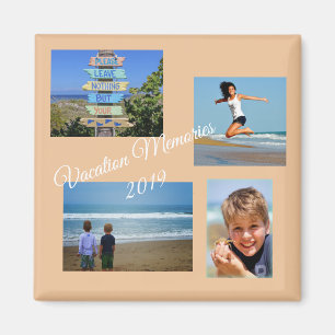 Foto für den Familienurlaub Magnet