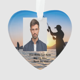 Foto für den Fischfang Ornament