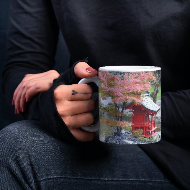 Foto für den Japanischen Garten Herbst Tasse (In Situ Held)