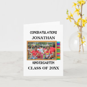 Foto für den Kindergartenabsolventen Karte