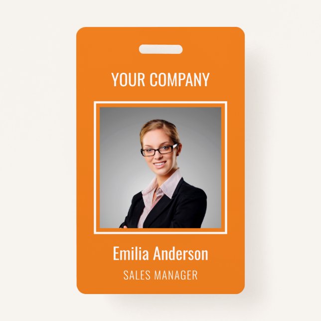 Foto für den Namen von Mitarbeitern in benutzerdef Ausweis (Vorderseite)