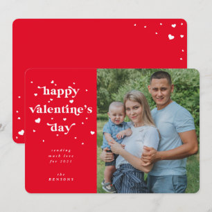 Foto für den Valentinstag nach Maß Feiertagskarte