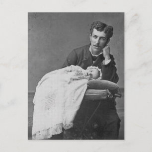 Foto für den viktorianischen Erbfall Postkarte