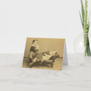 Foto für den viktorianischen Tod Karte