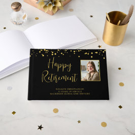 Foto für die Altersvorsorge Handgeschriebenes Skri Gästebuch