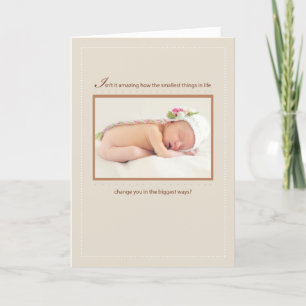 Foto für die Geburtserklärung personalize Baby F Ankündigung