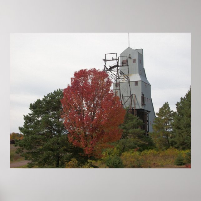 Foto für die Herbst-Quincy-Mine Poster (Vorne)