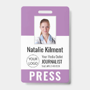 Foto für die journalistische Presseausweise Logo-I Ausweis