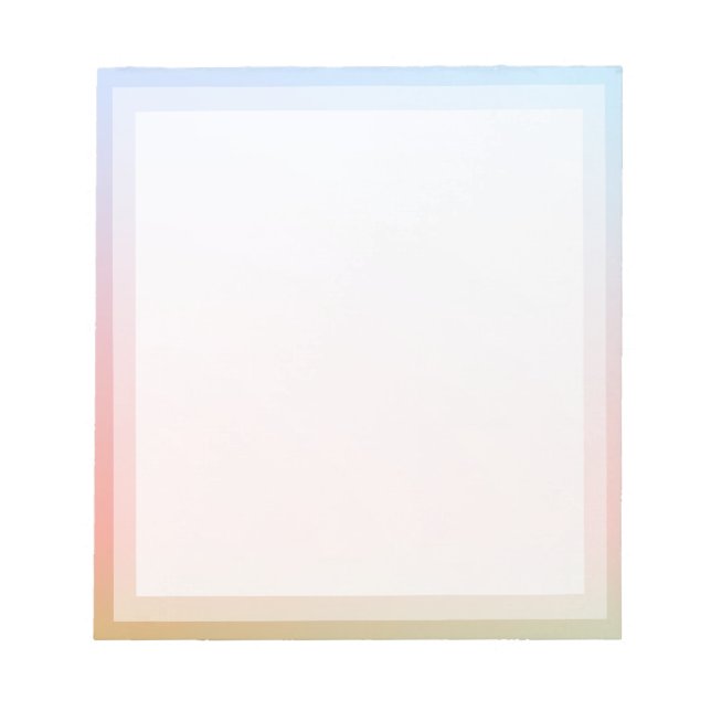 Foto für die klassische Rainbow-Farbleiste Notizblock (Vorderseite)