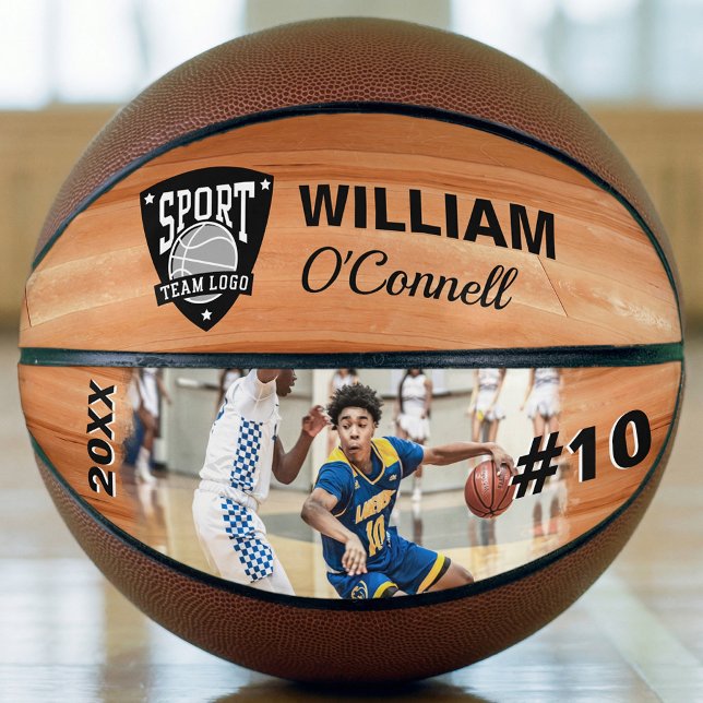 Foto für die Nummer des Mannschaftslogos Basketball (Team Logo Player Number Photo Athletic Achievement Basketball)