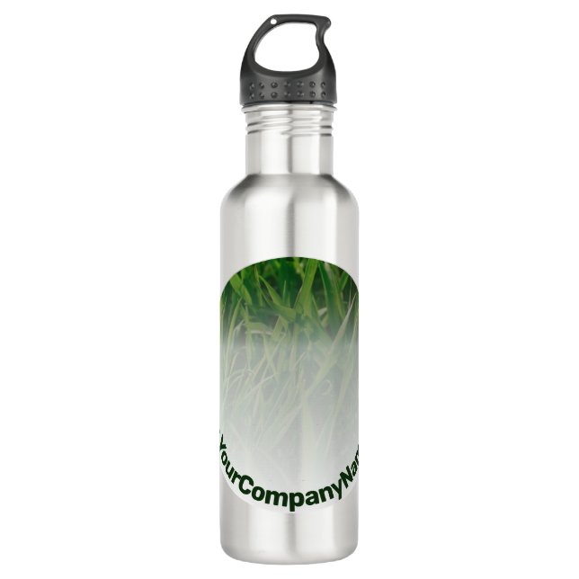 Foto für die Pflege von Werbeflächen www Edelstahlflasche (Vorderseite)