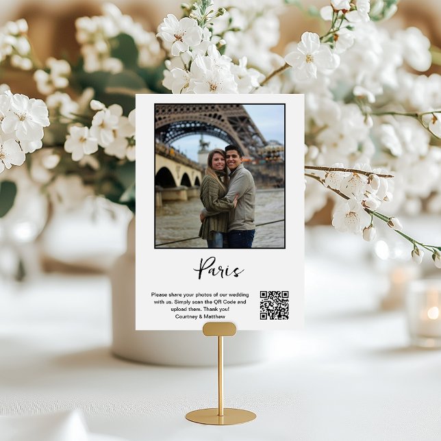 Foto für die Reiseziele, QR-Code freizugeben Tischnummer (Von Creator hochgeladen)