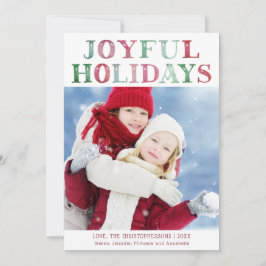 Foto für EINFACHE AUFENTHALTE Feiertagskarte