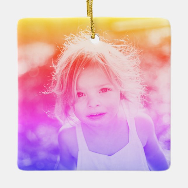 Foto für einfache Kinder Keramikornament (Vorderseite)