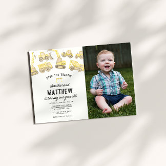 Foto für einfaches Baugewerbe Einladung