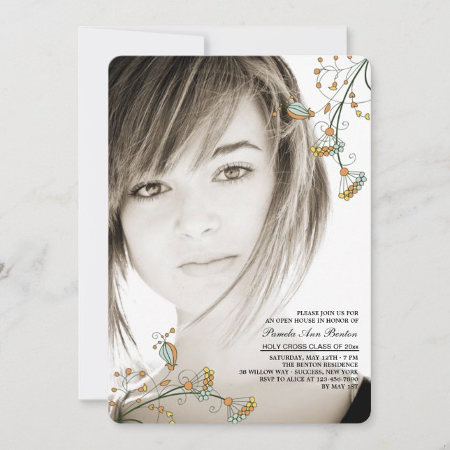 Foto für empfindliche Ecken Einladung (Vorderseite)