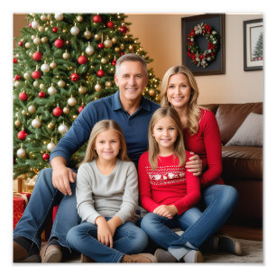 Foto für Familie personalisieren Poster