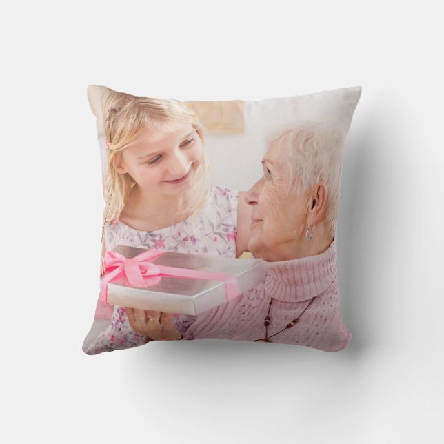 Foto für Familie und Freunde Kissen (Rückseite)