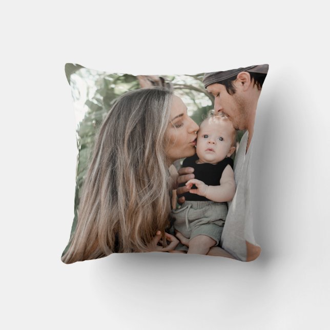 Foto für Familie und Freunde Kissen (Rückseite)