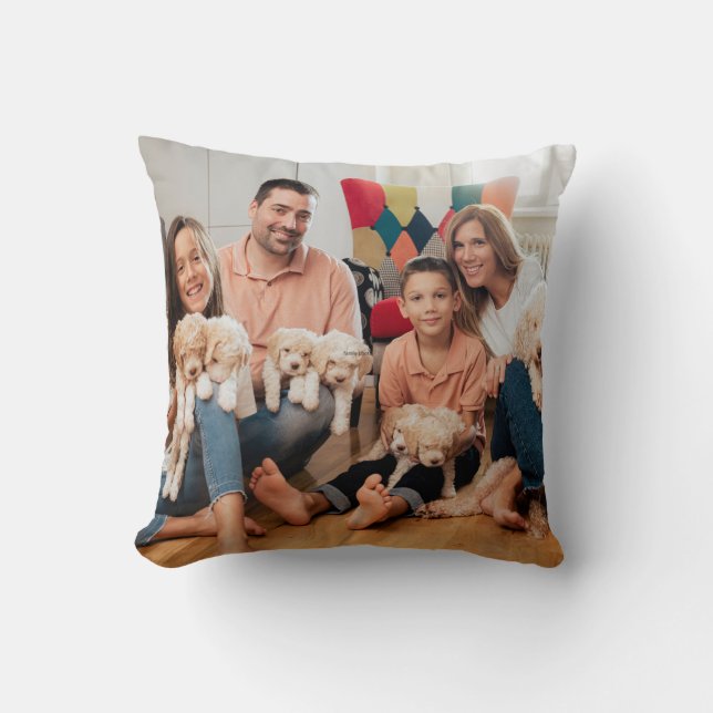 Foto für Familie und Freunde Kissen (Vorderseite)