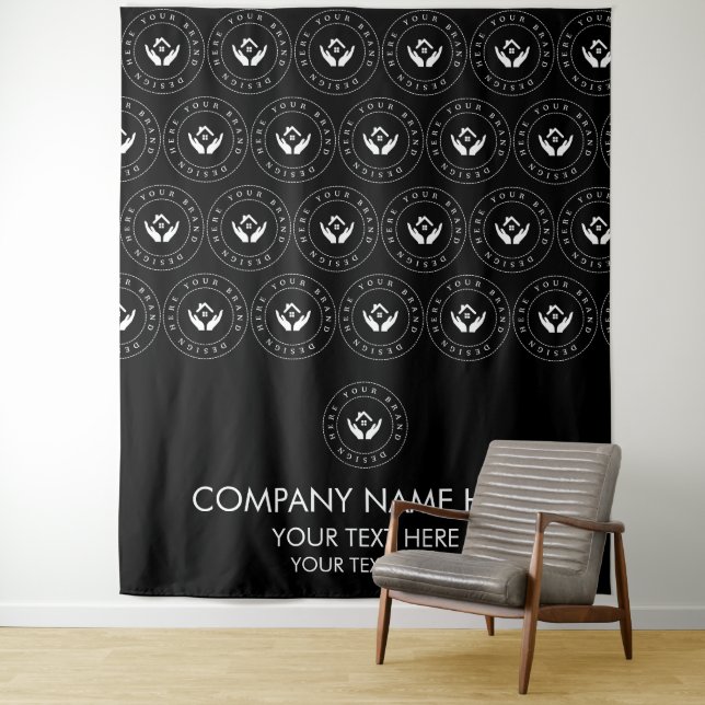 Foto für Firmenlogo für kundenspezifische Anforder Wandteppich (Beispiel)