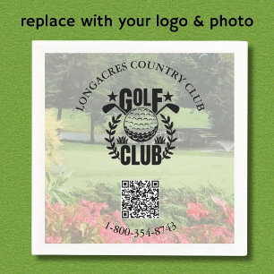 Foto für Golf Club League - QR-Code Serviette