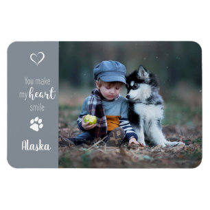 Foto für Haustiere - Foto für Hunde - Katzen-Foto  Magnet