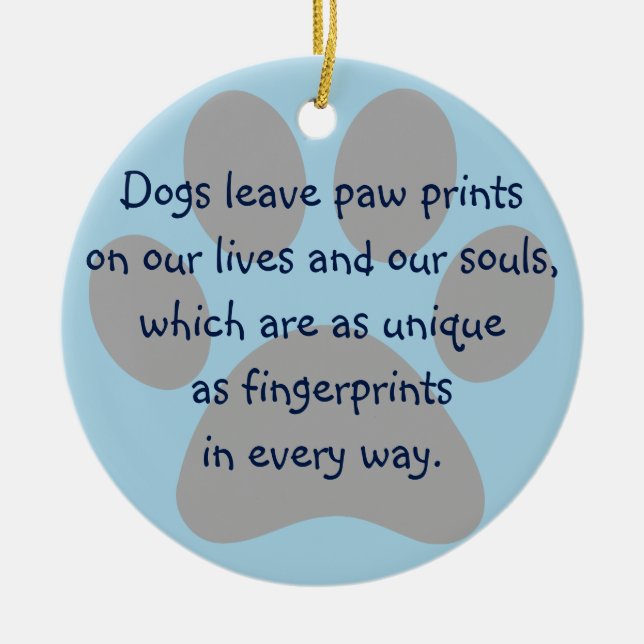 Foto für Haustiere Maßgeschneiderte Hunde Keramik Ornament (Vorne)