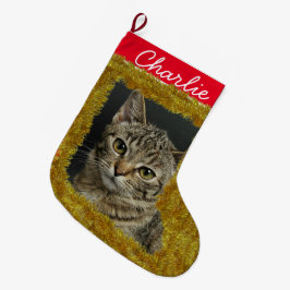 Foto für Haustiere/ Name Kleiner Strumpf für Weihn Großer Weihnachtsstrumpf