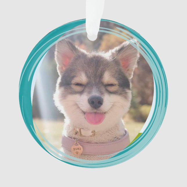 Foto für Haustiere Ornament (Vorderseite)