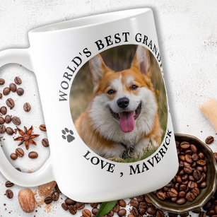 Foto für Haustiere Personalisiert Großvater Kaffeetasse