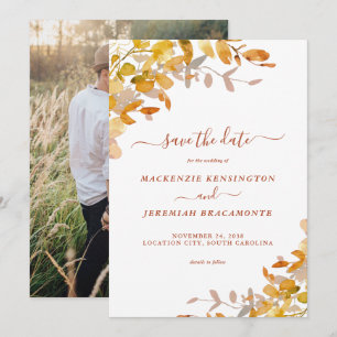 Foto für Herbst-Grün-Hochzeit Save the Date