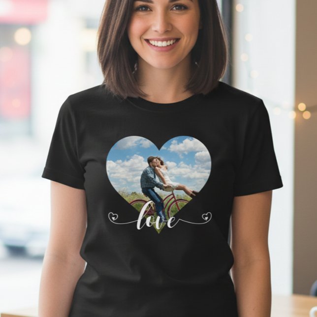Foto für Herz-Liebe-Skript T-Shirt (Von Creator hochgeladen)