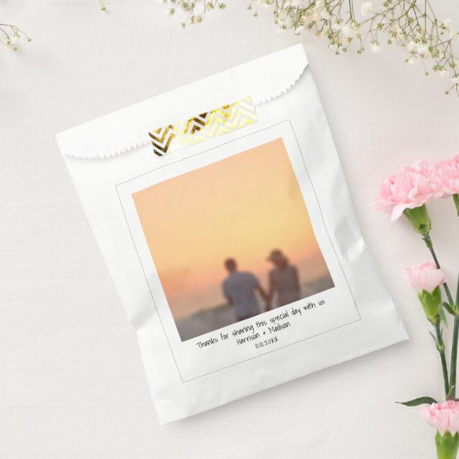 Foto für Hochzeiten heißt moderne Geschenke Geschenktütchen (Versiegelt)