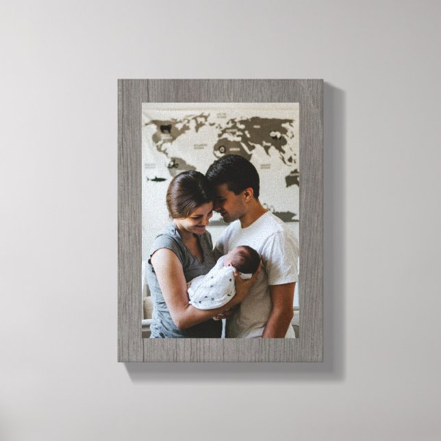 Foto für Holztextur Leinwanddruck (Vorderseite)