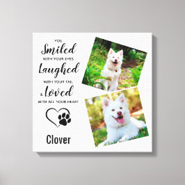 Foto für Hunde-Memorial Leinwanddruck