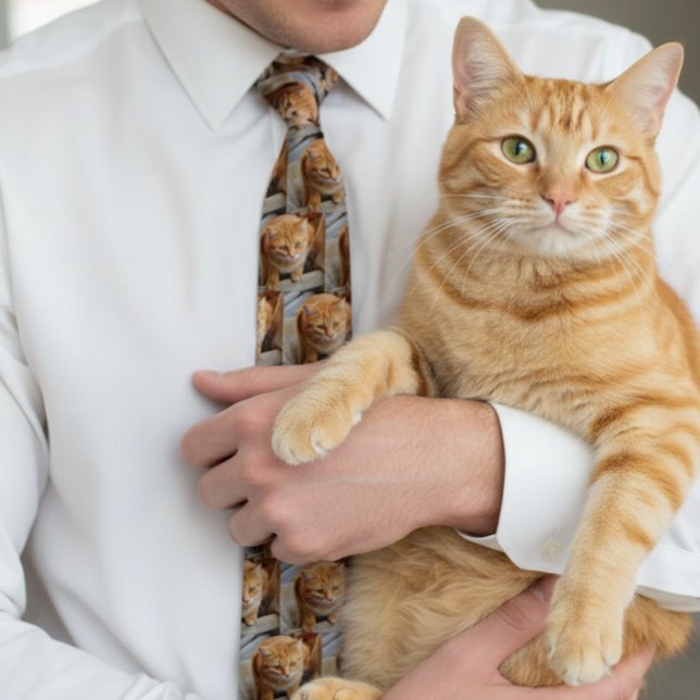 Foto für Katzen personalisieren benutzerdefinierte Krawatte (Von Creator hochgeladen)