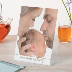Foto für Kinder 3 Herzstücke 1 Familienangebot Sockelschild