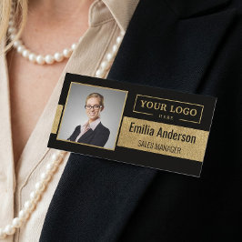 Foto für kundenspezifische Firmenlogos Firmenmitar Namensschild