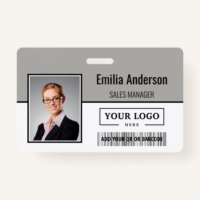 Foto für kundenspezifische Firmenlogos für Mitarbe Ausweis (Vorderseite)