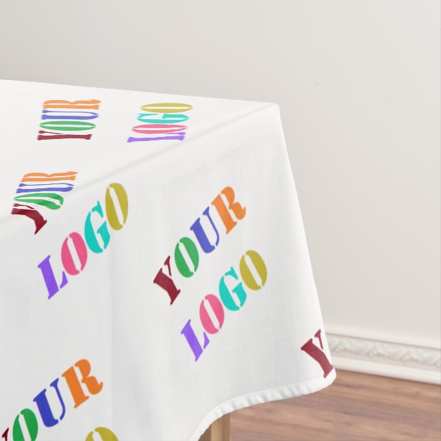 Foto für kundenspezifische Firmenlogos Tischdecke (Beispiel)