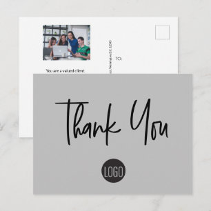 Foto für kundenspezifische Kundenempfehlung Postkarte