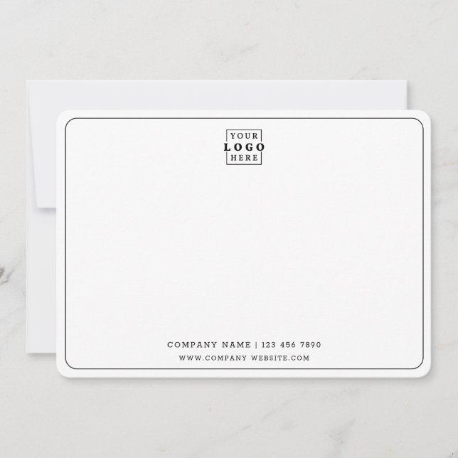 Foto für kundenspezifische Logos Firmenname Geschä Mitteilungskarte (Vorderseite)