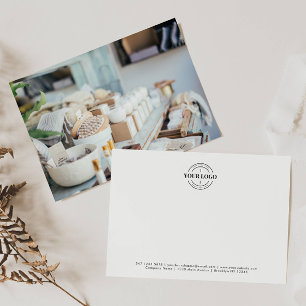 Foto für kundenspezifische Logos Mitteilungskarte