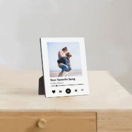 Foto für kundenspezifische Paare | Jubiläumsmusikg Fotoplatte