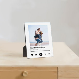 Foto für kundenspezifische Paare   Jubiläumsmusikg Fotoplatte